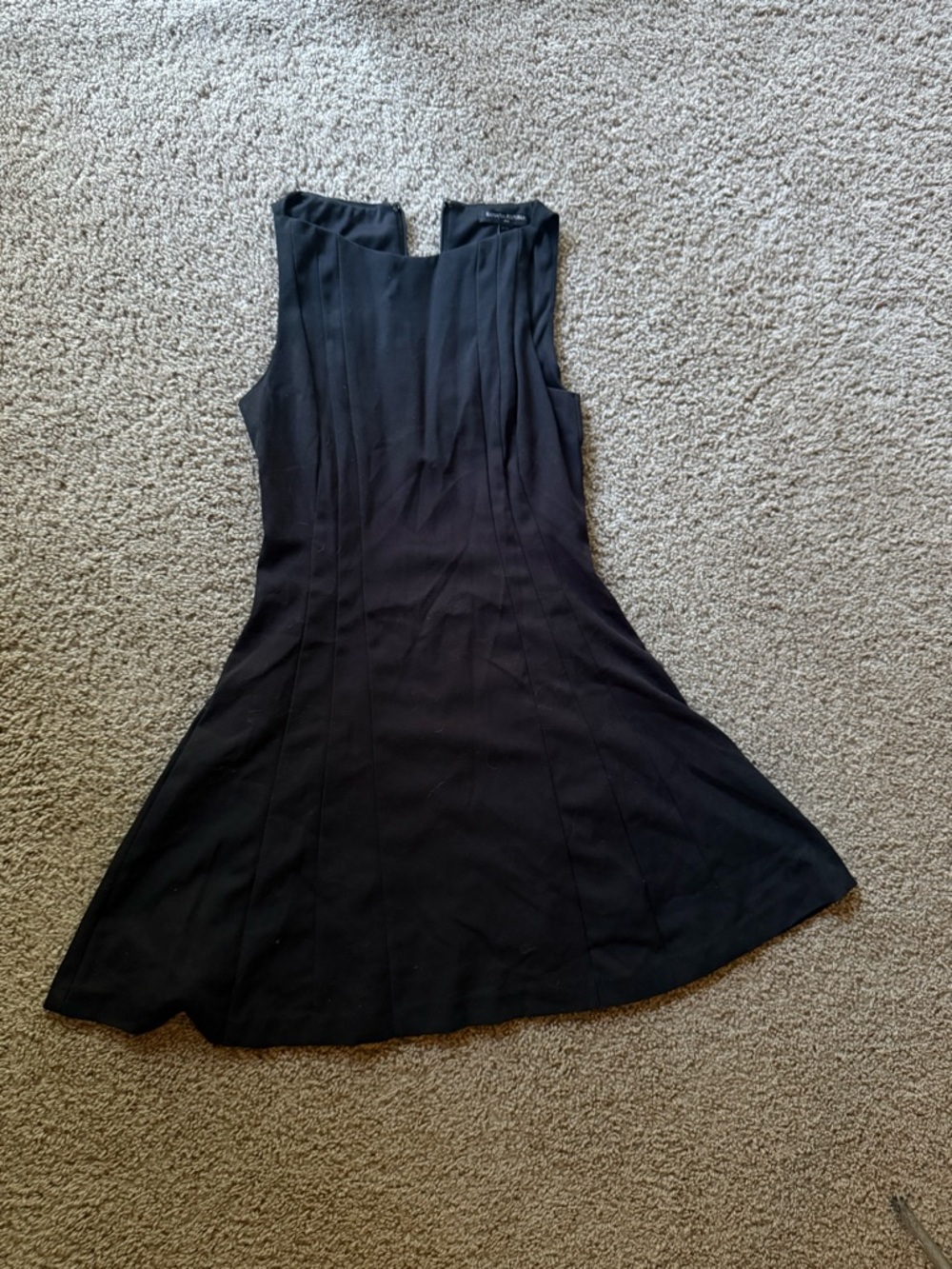 Banana Republic Black Sleeveless Fit & Flare Dress size 4/6